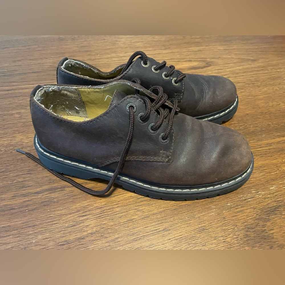 VNTG Y2K 90s Candies Womens Leather Lace Up 6M Oxford Shoe Brown